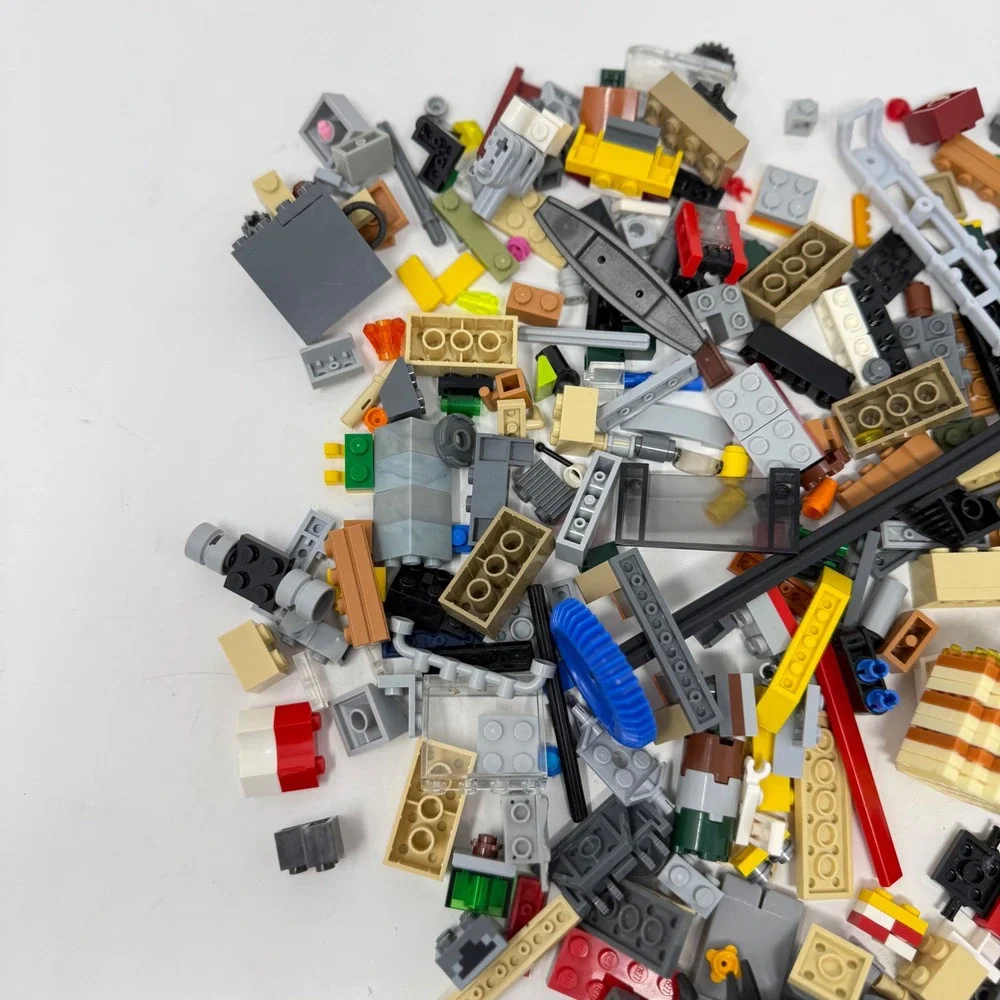 LEGO Mixed Bulk Lot 12.9oz Bricks Plates Technic Pieces Multi-Color Assortment